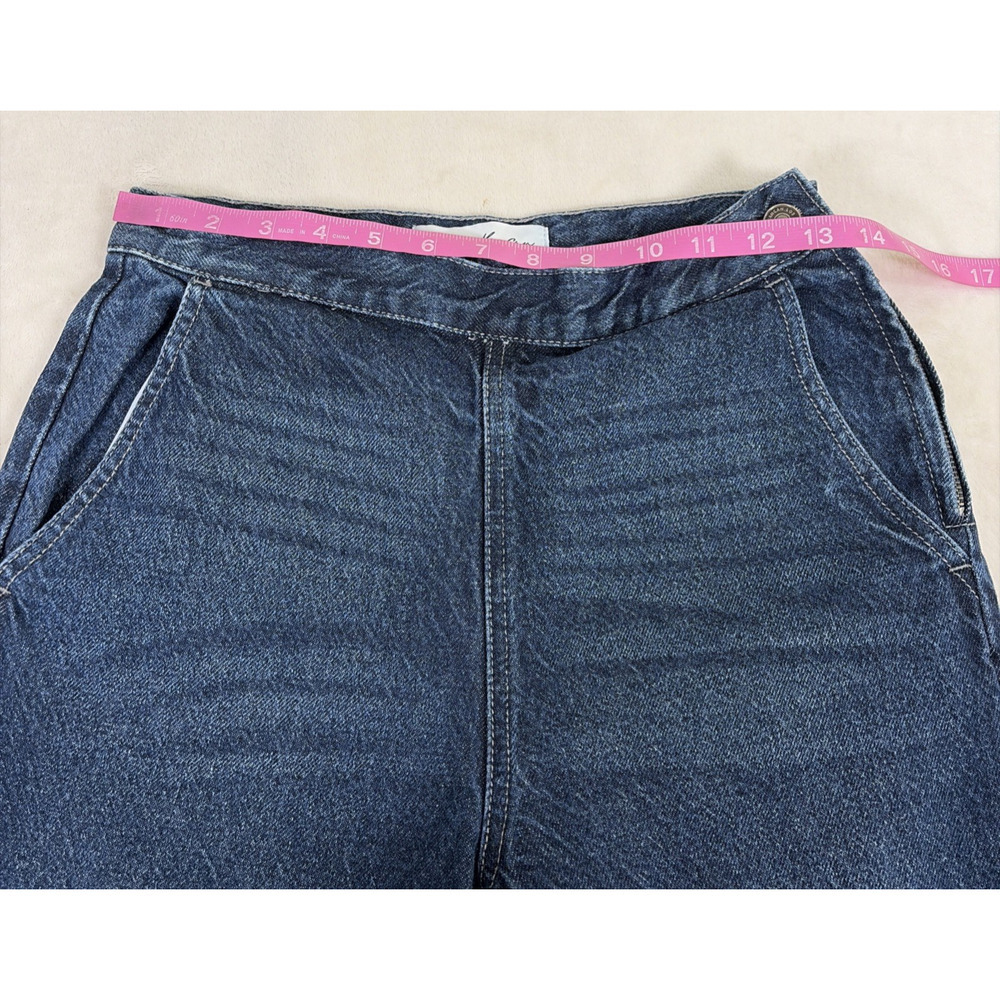 KanCan KC8723D Women's Size 3/25 Dark Wash High Rise Flare Leg Side Zip Jeans - Picture 8 of 14
